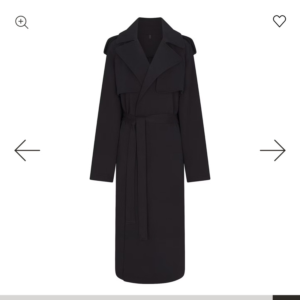 Skims boyfriend fleece OVERSIZED TRENCH COAT